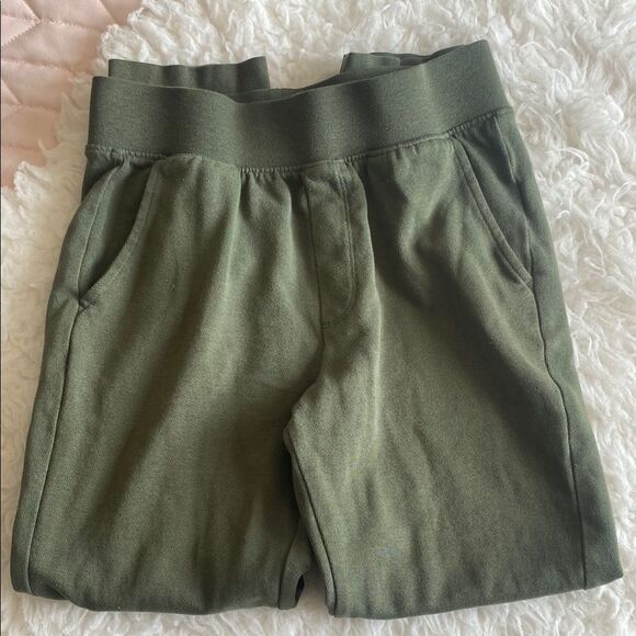 Green Relaxed Fit Joggers with Elastic Waistband - Picture 3 of 3